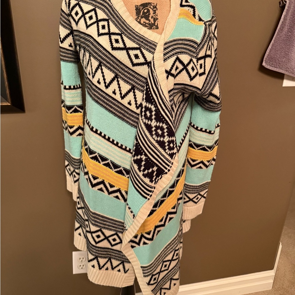 Tea Collection Multicolor Patterned Cardigan - Picture 2 of 4